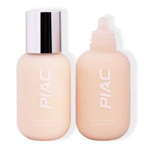 Base de maquillaje con acabado mate, ligera, transpirable y con control de aceite. Corrector.